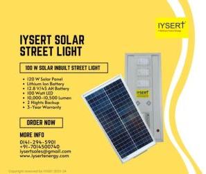 IYSERT 100 W SOLAR ALL IN ONE STREET LIGHT