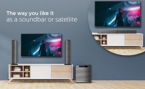 Philips Convertible Soundbar MMS2220B Multimedia Speaker