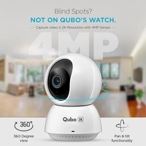 Qubo Smart 360 4MP WiFi CCTV Security Camera