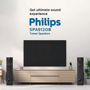 Philips Audio SPA9120B/94 Wireless Bluetooth Tower Speaker