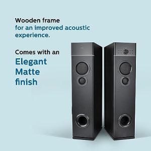 Philips Audio SPA9120B/94 Wireless Bluetooth Tower Speaker