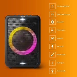 Philips Audio TAX3206 80 W Bluetooth Party Speaker