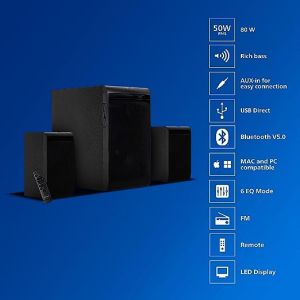 Philips Audio TAV5257 45W Wired Computer Multimedia Speaker