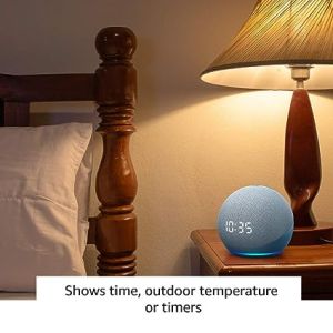 Amazon Echo Dot 4th Gen Smart Speaker With Clock