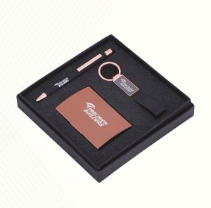 4 In 1 Gift Set Pen Key Chain Diary Card Holder