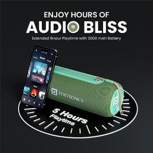 15W Portronics Resound 2 HD Sound Portable Bluetooth Speaker