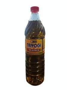 1 Liter Triyogi Wood Pressed Pure Mustard Oil