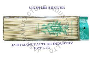 3.0x300mm Bamboo Skewer