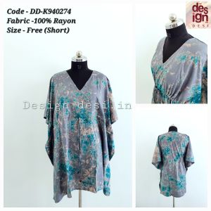 Colorful Escape Kaftan (Rayon Tie Dye)