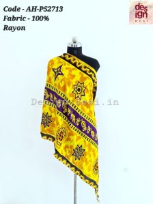 Yellow Haze Scarf Pareo