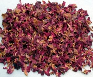 Dried Red Rose Petals