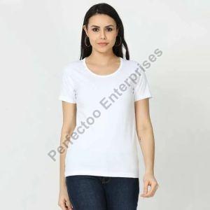 Ladies Plain Cotton T-Shirts
