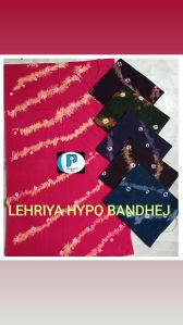 Lehriya Bandhej Cotton Nighty Fabric