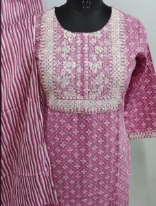 Cotton Printed Readymade Ladies Suits