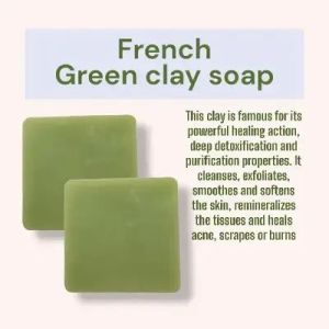 80gm Cold Process French Green Clay Soap