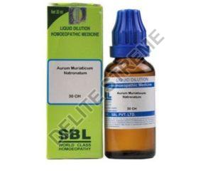 SBL Aurum Muriaticum Natronatum Dilution 30 CH