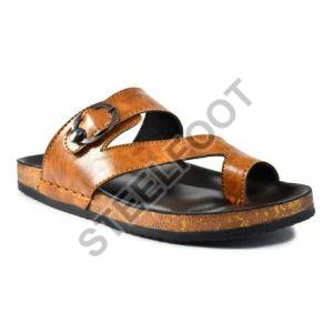 Mens Synthetic Leather Slipper Kork Series