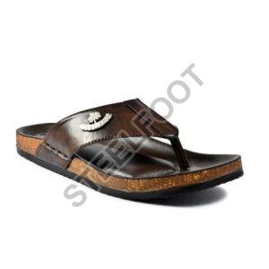 Mens Synthetic Leather Slipper Kork Series
