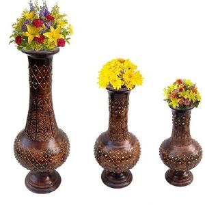 Wooden Handicrafts Flower Pot