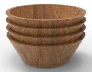 Natural Acacia Wooden Salad Serving Bowl
