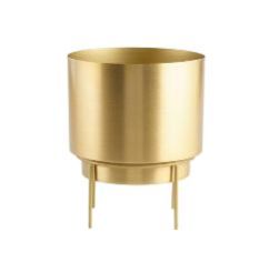 Golden Iron Planter with Stand