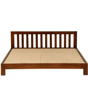 Plain Single Wooden Cot Bed