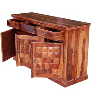 Sleepowell Furniture MMM Sheesham wood side board cabinet