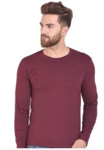 Mens Plain Full Sleeve T-shirt