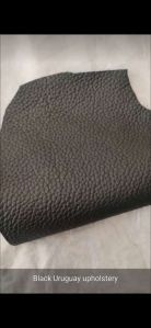 Black upholstery leather