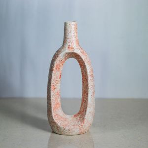Long Ring Ceramic Flower Vase