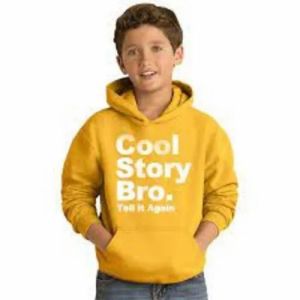 Kids Printed Cotton Hoodie