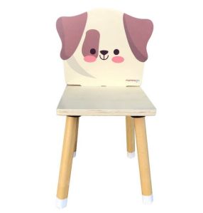 Kids Wooden Dog Chair