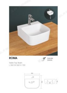 ROMA WASH BASIN TT