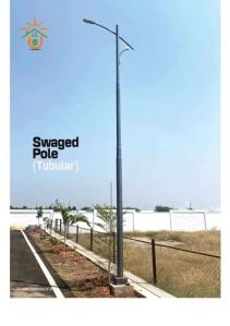 Dual Arm Galvanized Iron Pole