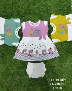 Sinker fabric baby frock