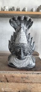 black carved amman statue