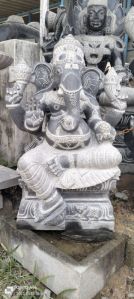 ganesh stone statue