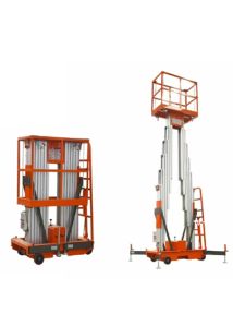 14m Hydraulic Dual Mast Aluminium Aerial Platform