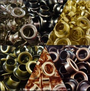 Brass Silver Aluminium Eyelets