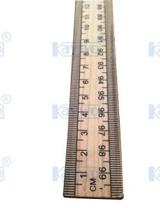 Wooden Meter Scale