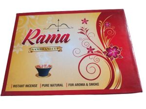 Rama cup sambrani Dhoop 12 cup pack for daily Pooja use