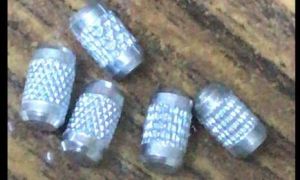 knurled pins