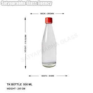 500 gm Glass Tomato Ketchup Bottles