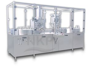Automatic Injectable Dry Powder Filling with Rubber Stoppering Machine