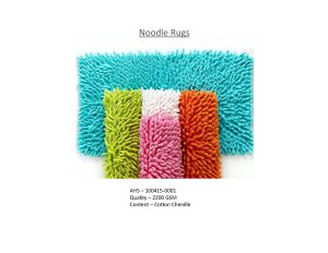 Chenille Shaggy Bath mat