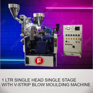 1 Ltr Automatic Blow Moulding Machine With V-Strip Attachment
