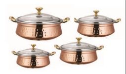 Copper Royal Serving Kadai