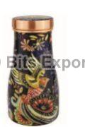 Copper Designer Meena Bottle