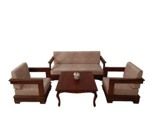 Evergreen 5 Seater Solid Wooden Sofa