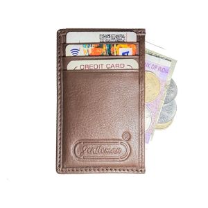 Light Brown Leather Card Holder